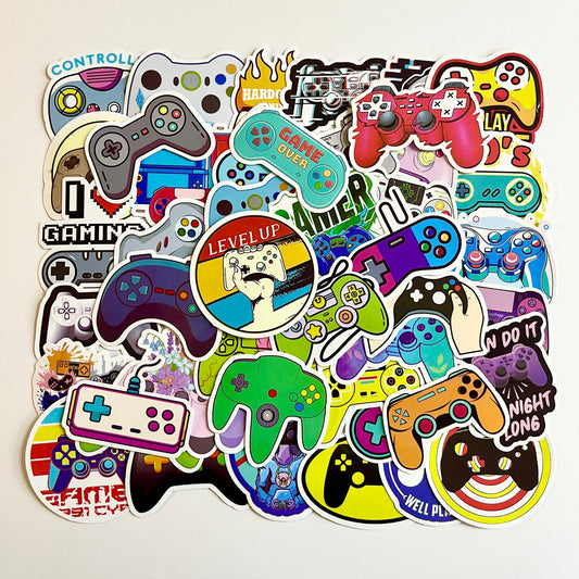50 pcs Sticker pack GAMER Waterproof for laptop, car, helmet, bike, scooter Stickers