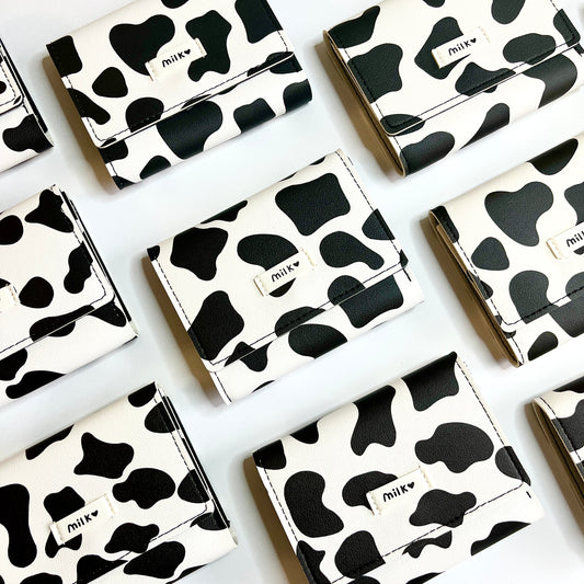 Cow print Wallet for Women and Girls Cash and Card Holder for Woman