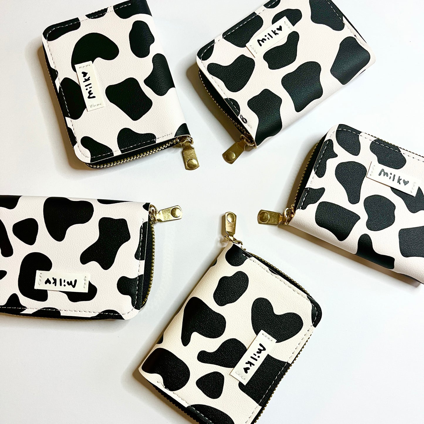 Cow print Wallet for Women Cash and Card Holder for Woman