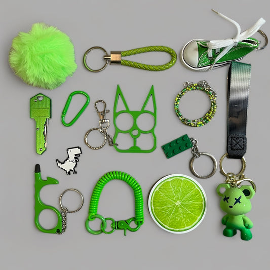 GREEN Keychain Pack